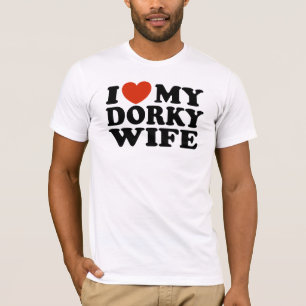 T-shirt J'Aime Ma Femme Dorée