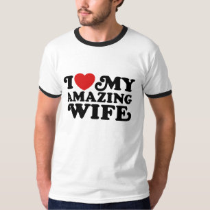 T-shirt J'aime ma femme Extraordinaire