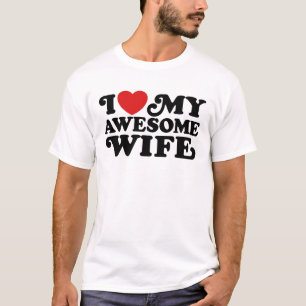 T-shirt J'Aime Ma Femme Magnifique