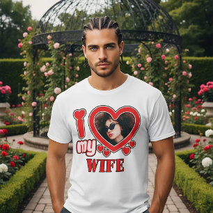 T-shirt J'aime ma femme Personnalisé