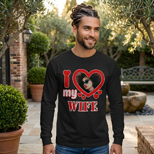 T-shirt J'aime ma femme Personnalisé
