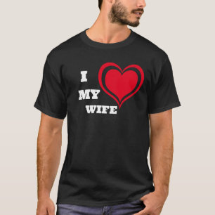 T-shirt J'Aime Ma Femme Personnalisée