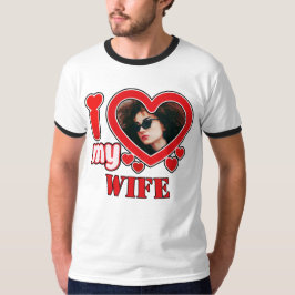 T-shirt J'Aime Ma Femme Personnalisée
