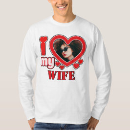 T-shirt J'Aime Ma Femme Personnalisée
