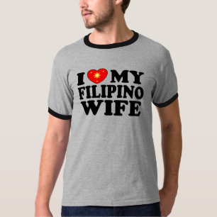 T-shirt J'Aime Ma Femme Philippine