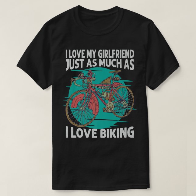 T-shirt J'Aime Ma Fille Autant Que J'Aime Faire Du Vélo (Design devant)