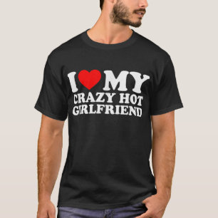 T-shirt J'Aime Ma Fille Chaude Chemise Aime Mon Fou Hot G