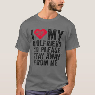 T-shirt J'Aime Ma Fille Coeur Rouge Alors S'Il Vous Plaît 