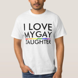 T-SHIRT J'AIME MA FILLE GAY