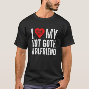 T-shirt J'Aime Ma Fille Gothique Chaude