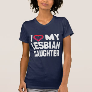 T-SHIRT J'AIME MA FILLE LESBIENNE