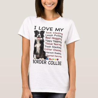 T-shirt J'Aime Ma Frontière Collie