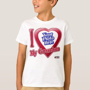 T-shirt J'aime ma grand-maman - photo