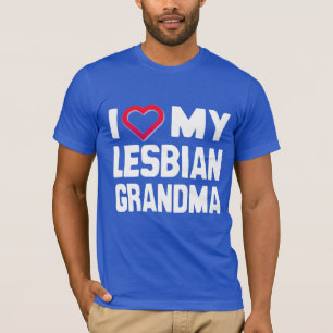 T-SHIRT J'AIME MA GRANDE-BRETAGNE LESBIENNE - -