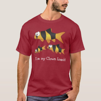 T-shirt J'aime ma loche de clown - le poisson le plus