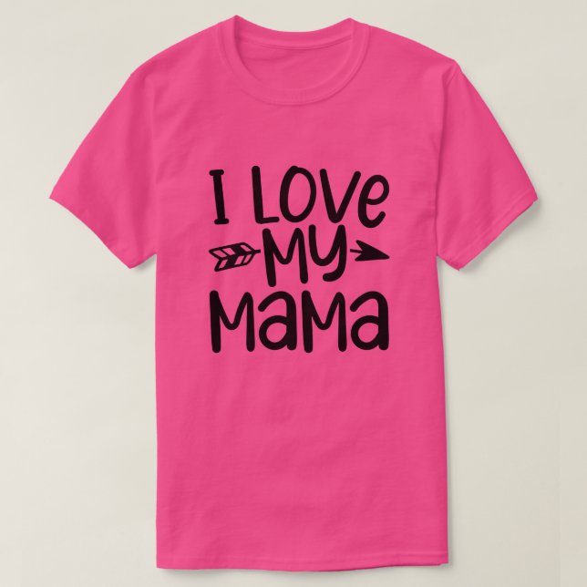 T-shirt J'aime ma maman01 (Design devant)