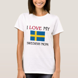 T-shirt J'aime ma maman suédoise