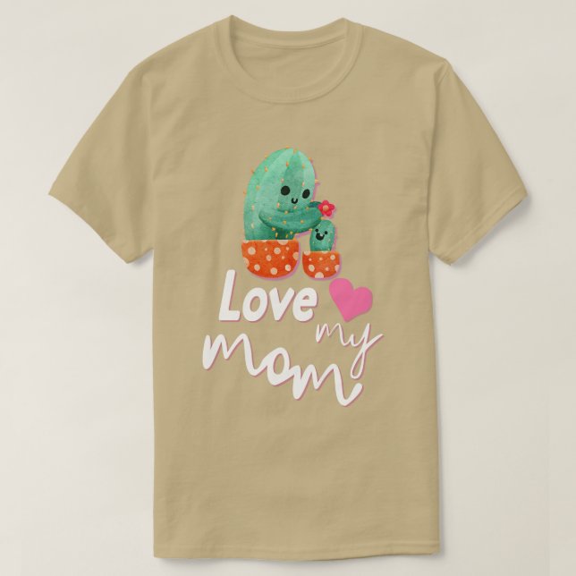 T-shirt J'aime ma mère (Design devant)
