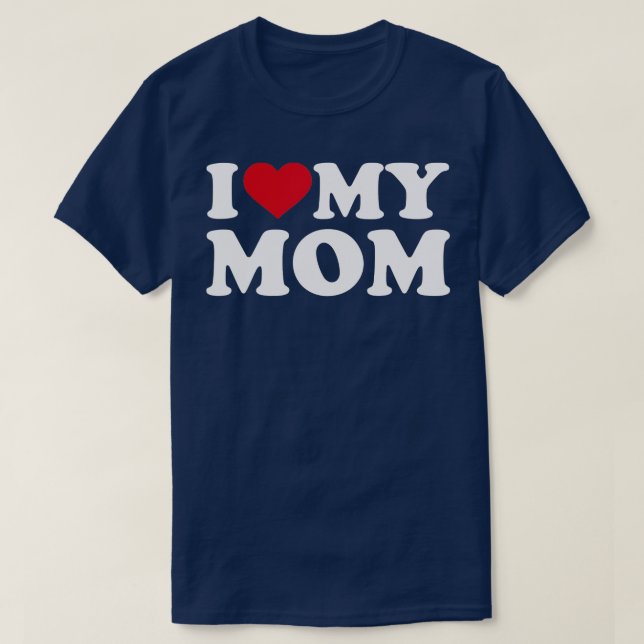 T-shirt J'aime ma mère (Design devant)