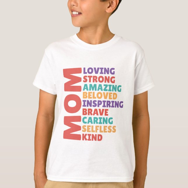T-shirt J'aime ma mère (Devant)