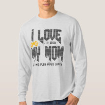 J'aime ma mère Basic Long Sleeve gris