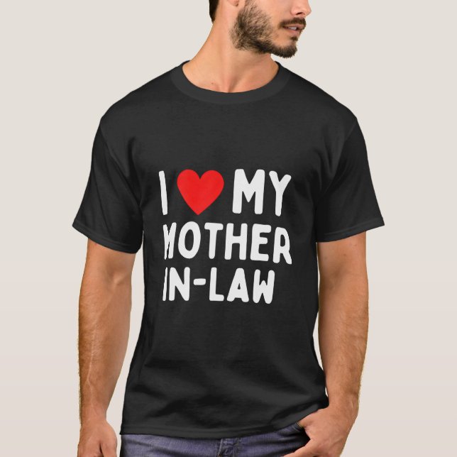 T-shirt J'Aime Ma Mère En Droit (Devant)