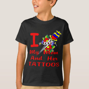 T-shirt J'Aime Ma Mère Et Ses Tatouages