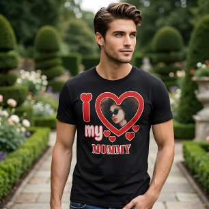 T-shirt J'aime ma mère personnalisée