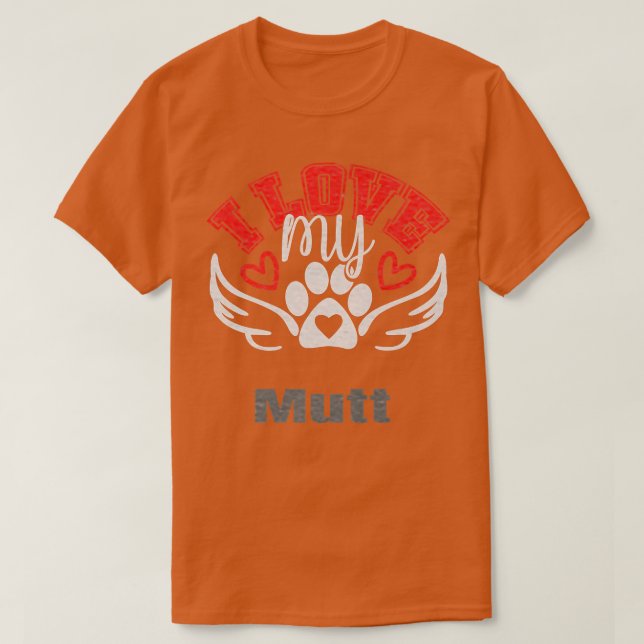 T-shirt J'Aime Ma Mutt (Design devant)