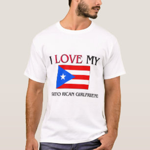 T-shirt J'Aime Ma Petite Amie Portoricaine