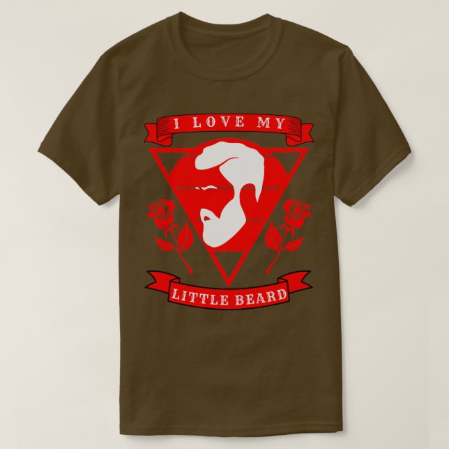 T-shirt J'Aime Ma Petite Barbe 51 (Design devant)