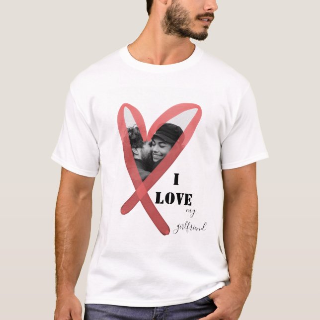 T-SHIRT J'AIME MA PETITE PHOTO (Devant)