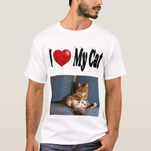 T-shirt J'aime ma photo de chat
