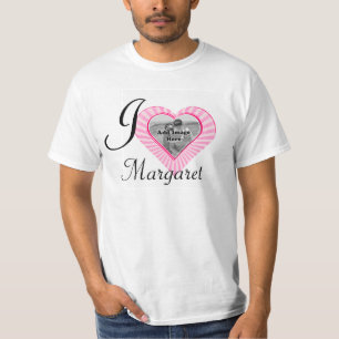 T-shirt J'aime ma photo de modèle d'amie de Margaret