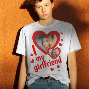 T-shirt J'aime ma photo de petite amie
