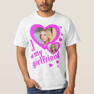 T-shirt J'aime ma photo de petite amie