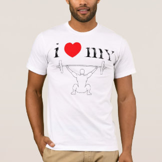 T-shirt J'aime ma pièce en t de bribe