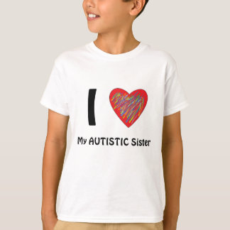 T-shirt J'aime ma pièce en t de soeur