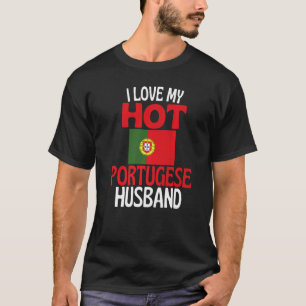 T-shirt J'Aime Ma Relation Chaude Portugaise Mari Portugal