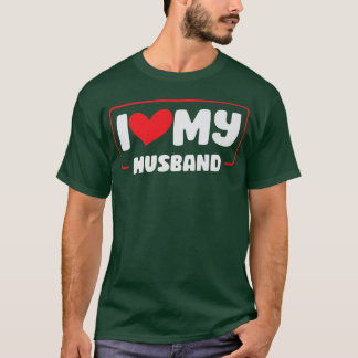 T-shirt J'Aime Ma Relation Mariage Mariage Couple Avec Mon