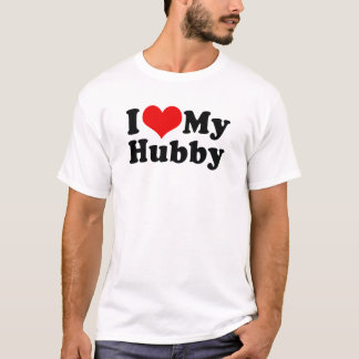 T-shirt J'aime ma Saint-Valentin de mari de mari