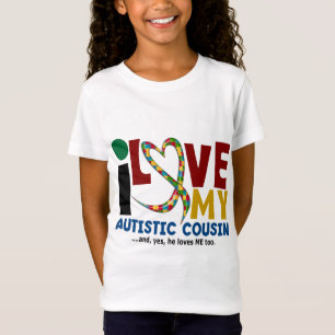 T-Shirt J'aime ma SENSIBILISATION SUR L'AUTISME autiste du