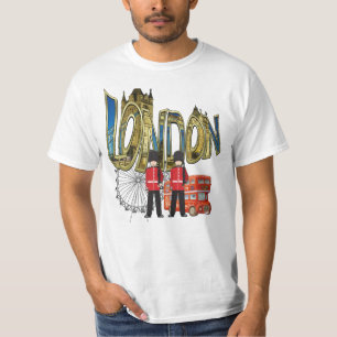 T-shirt J'aime ma visite à Londres vacances