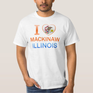 T-shirt J'aime Mackinaw, IL