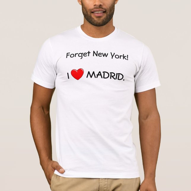 T-SHIRT J'AIME MADRID (Devant)