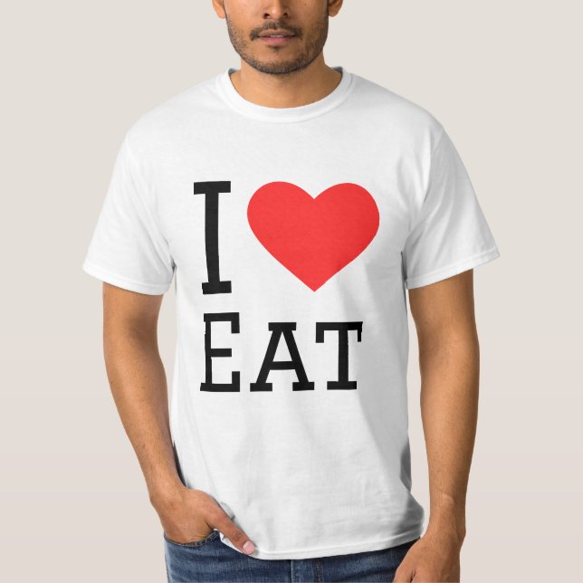 T-shirt J'aime manger (Devant)