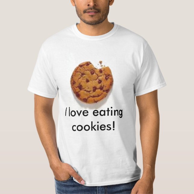 T-shirt J'aime manger des biscuits ! (Devant)