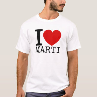 T-shirt J'aime Marti (le noir)