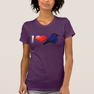 T-shirt J'aime Martins pourpre