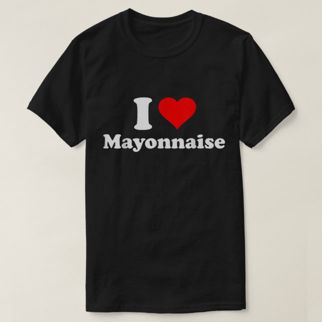 T-shirt J'aime Mayonnaise (Design devant)